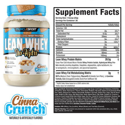 MuscleSport Lean WHEY 2 Lbs.