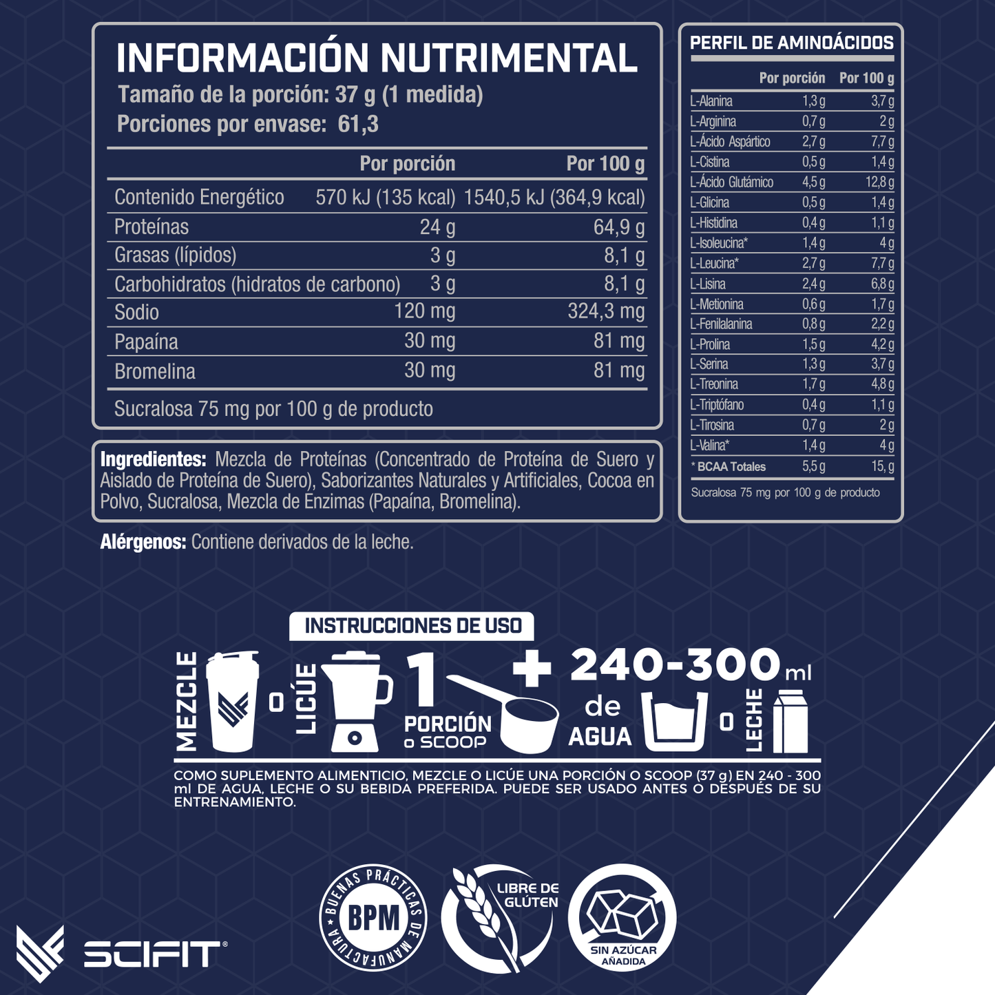 Sci Fit 100% Whey Protein